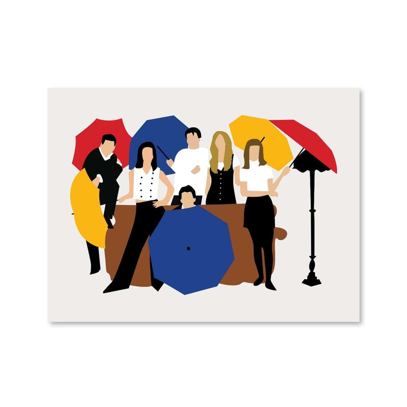 Umbrella Friends Canvas