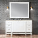 James Martin Addison 60" Single Bathroom Vanity, Glossy White