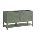 James Martin Breckenridge 60" Double Bathroom Vanity, Smokey Celadon