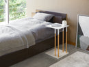 C Side Table (22" H)  - Steel + Wood