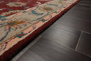 5' x 8' Handmade 100% Wool Traditional Oriental Area Rug Plum