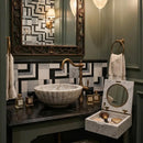 Una Polished Marble Mosaics 12x13 3/16