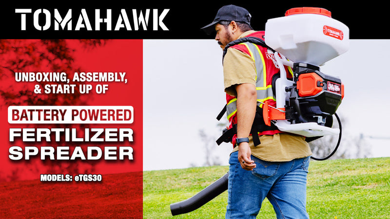 5 Gal Battery-Powered Fertilizer Spreader Broadcast Lawn Seed Ice Melt Salt