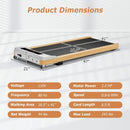 Under Desk Treadmill with Remote Control and LED Display for Home Office by LJGDeals