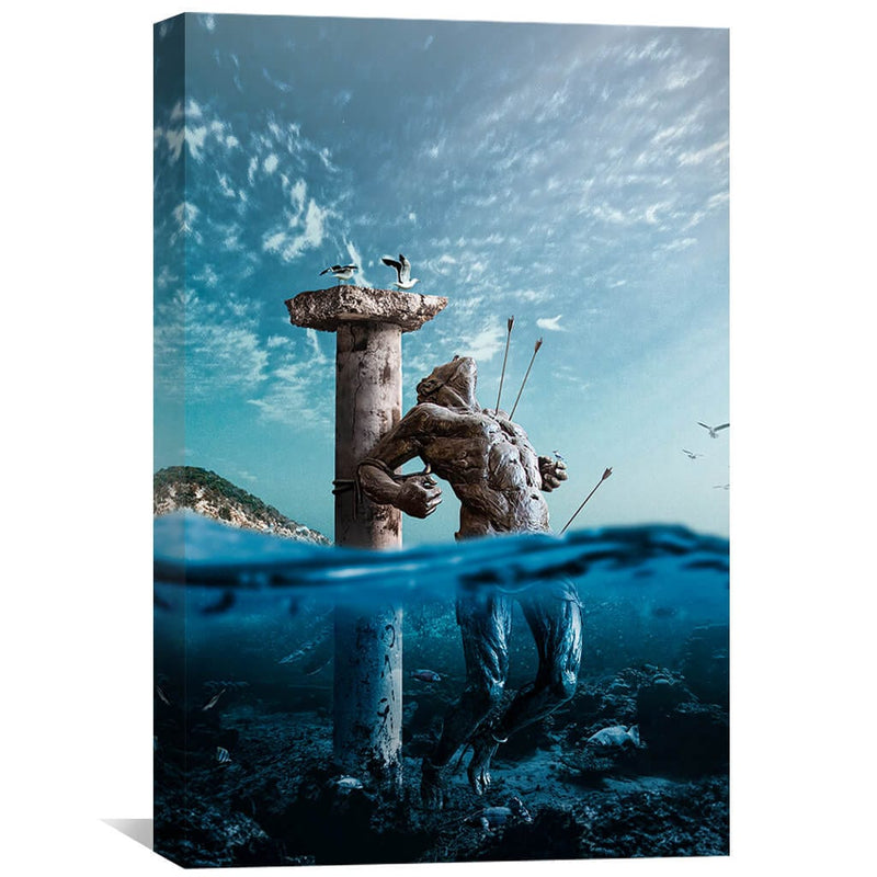 Underwater Sculpture Canvas