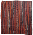 UNIQUE Antique Square Azerbijani Shahsavan Jajim Rug 6’4” x 6’8”