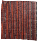 UNIQUE Antique Square Azerbijani Shahsavan Jajim Rug 6’4” x 6’8”