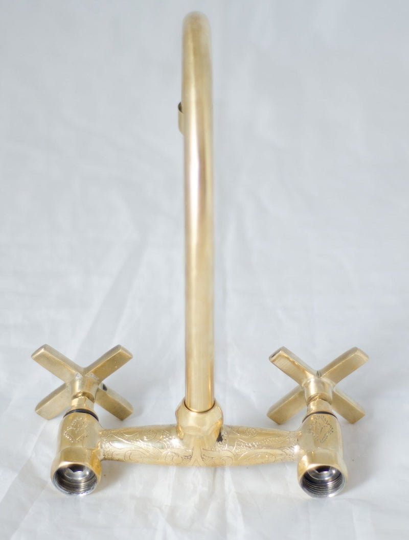 Unlacquered Brass Bathroom Faucet - Bathroom Sink Faucet