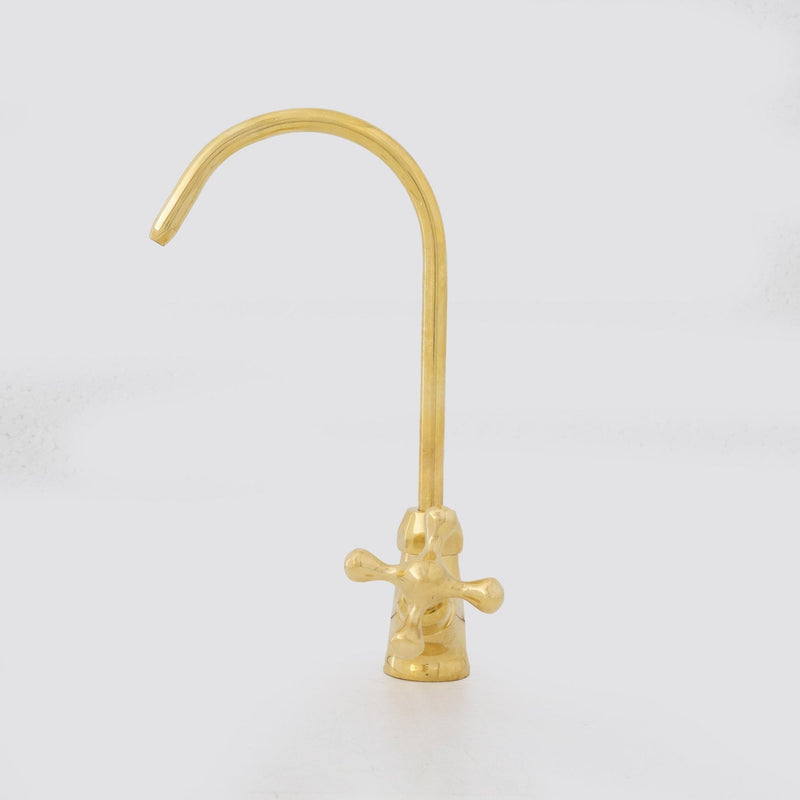 Unlacquered Brass Water Dispenser Kitchen Faucet, Cold Water Single Hole