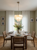 Retro Glass Disc Chandelier