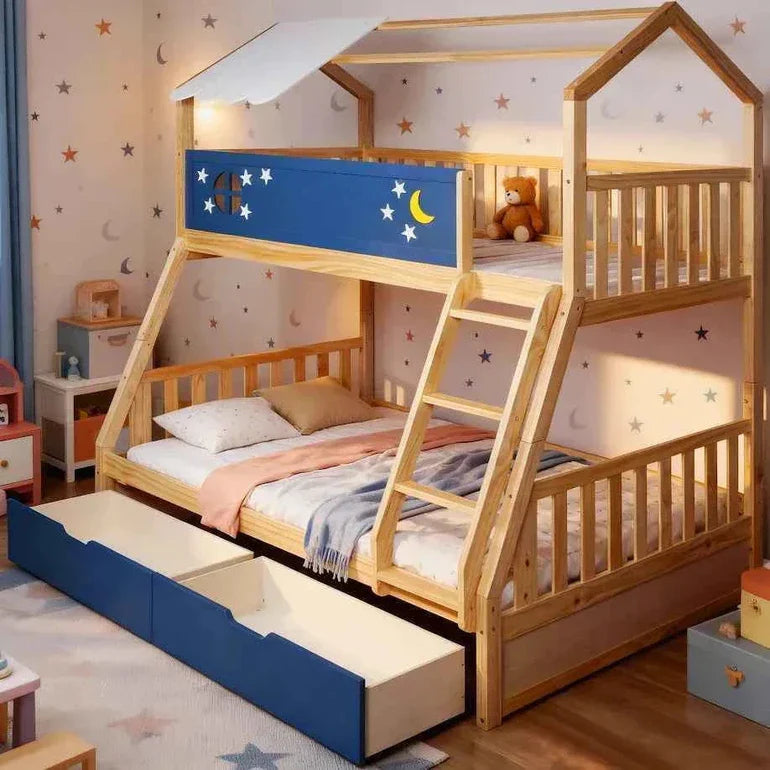 Moonlight Kid Bunk Bed - Stylish and Space-Saving Bunk Bed for Kids