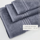 Cotton Terry Bath Towel Set - Cooper Collection by Great Bay Home