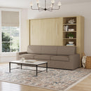 Wall Bed with Extended Sofa