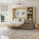 Wall Bed with Extended Sofa