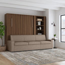 Wall Bed with Extended Sofa