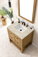 James Martin Breckenridge 30" Single Bathroom Vanity, Light Natural Oak