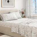 Turkish Cotton Flannel Sheet Set - Winter Floral Collection by Great Bay Home