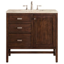James Martin Addison 36" Single Bathroom Vanity, Mid-Century Acacia