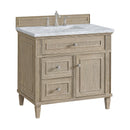 James Martin Lorelai 36" Single Bathroom Vanity, Whitewashed Oak