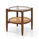 Modern Living Room Set: Loveseat Armchair Side Table & Coffee Table
