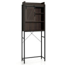 2-Piece Bathroom Storage Bundle: Over-the-Toilet Cabinet + Tall Corner Shelf by LJGDeals