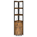 2-Piece Bathroom Storage Bundle: Over-the-Toilet Cabinet + Tall Corner Shelf by LJGDeals