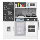 Pretend Play Kitchen with Utensils for Kids Aged 3+-White by LJGDeals