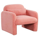 Living Room Deluxe Furniture Set-Accent Chair+Modular L-Shaped Sectional Sofa+LED Coffee Table by LJGDeals