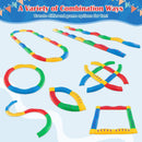 Colorful Kids Wavy Balance Beam with Textured Surface and Non-slip Foot Pads by LJGDeals