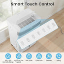 96 Pints Dehumidifier with 24H Timer and 3-Color Indicator-White by LJGDeals