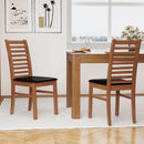 Set of 2 Wooden Dining Chair with Rubber Wood Legs for Living Room by LJGDeals