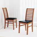 Set of 2 Wooden Dining Chair with Rubber Wood Legs for Living Room by LJGDeals