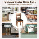 Set of 2 Wooden Dining Chair with Rubber Wood Legs for Living Room by LJGDeals
