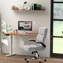 Compact Standing Desk and Executive Chair Set with Memory Heights by LJGDeals