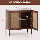 4-Piece Home Furniture Set with 2 Swivel Bar Stools Kitchen Sideboard Sectional Sofa & Glass Coffee Table
