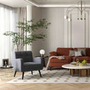 Accent Chair + Side Table + L-Shaped Sectional Sofa /3-Piece Modern Living Room Furniture Set/ by LJGDeals