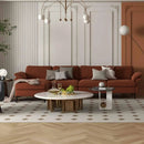 Accent Chair + Side Table + L-Shaped Sectional Sofa /3-Piece Modern Living Room Furniture Set/ by LJGDeals