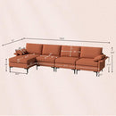 Accent Chair + Side Table + L-Shaped Sectional Sofa /3-Piece Modern Living Room Furniture Set/ by LJGDeals