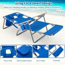 3-IN-1 Foldable Beach Chair with Footrest and Adjustable Backrest by LJGDeals