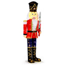 Set of 2 5 FT Christmas Nutcracker Outdoor Christmas Decoration with Glitter Sword by LJGDeals