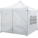 10 x 10 FT Pop up Canopy Tent with 4 Removable Sidewalls and Wheeled Bag by LJGDeals