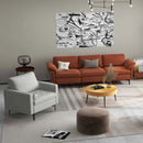 Living Room Set: Floor Lamp + Accent Chair + 3-Seat Sofa by LJGDeals