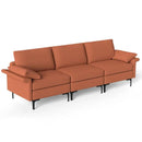 Living Room Set: Floor Lamp + Accent Chair + 3-Seat Sofa by LJGDeals