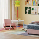 Children’s Room Furniture Bundle: Twin Pink Bed Blue & Pink Rocking Chairs Storage End Table by LJGDeals