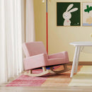 Children’s Room Furniture Bundle: Twin Pink Bed Blue & Pink Rocking Chairs Storage End Table by LJGDeals