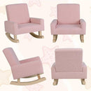 Children’s Room Furniture Bundle: Twin Pink Bed Blue & Pink Rocking Chairs Storage End Table by LJGDeals