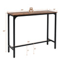 8-Piece Complete Industrial and Modern Living and Dining Room Set