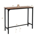 8-Piece Complete Industrial and Modern Living and Dining Room Set by LJGDeals
