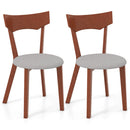 Modern Furniture Set with 2 Dining Chairs Computer Desk and 3 Pieces Coffee Tables