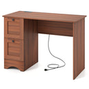 Modern Furniture Set with 2 Dining Chairs Computer Desk and 3 Pieces Coffee Tables